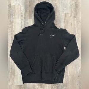 Nike Hoodie Men’s Fleece Black Swoosh Logo